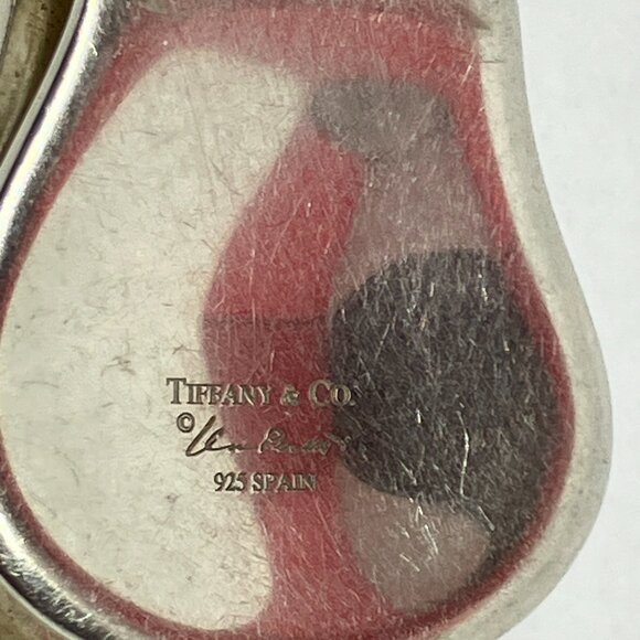 Vintage Tiffany & Co 925 Silver Peretti Thumb Print Money Clip - Picture 6 of 8